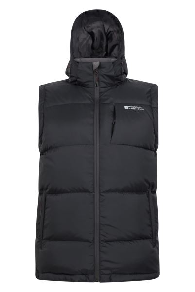 Black Frost Extreme Mens Down Vest Mountain Warehouse Brands
