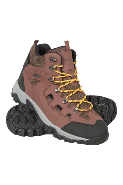 Origin Brown Mountain Warehouse Adventurer Mens Waterproof Leather Boots