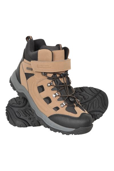 Mountain Warehouse Adventurer Mens Adaptive Waterproof Boots Origin Brown