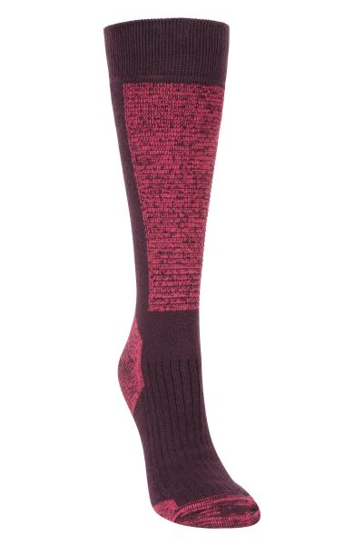 Mountain Warehouse Collection Burgundy Extreme Comfort Womens Walking Socks