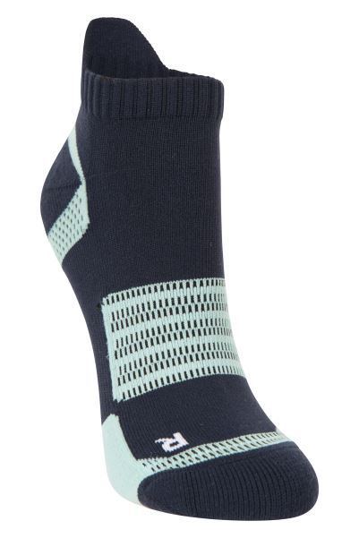 Mountain Warehouse Navy Fitness Womens Polygiene Ankle Socks New
