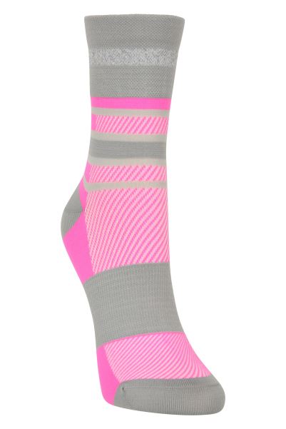 Vision Reflective Womens Sock Hot Pink Mountain Warehouse