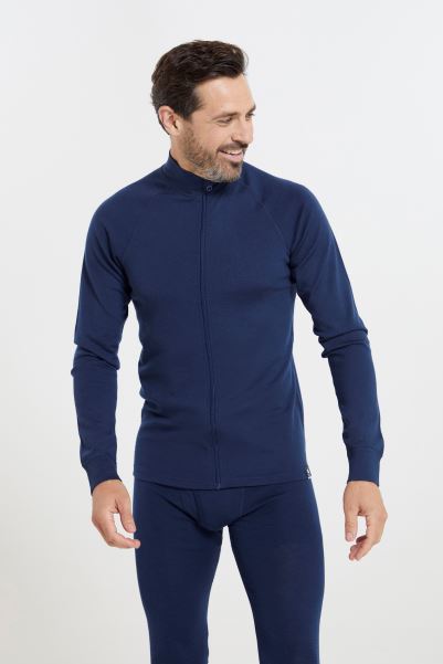 Brands Merino Mens Full-Zip Top Mountain Warehouse Navy