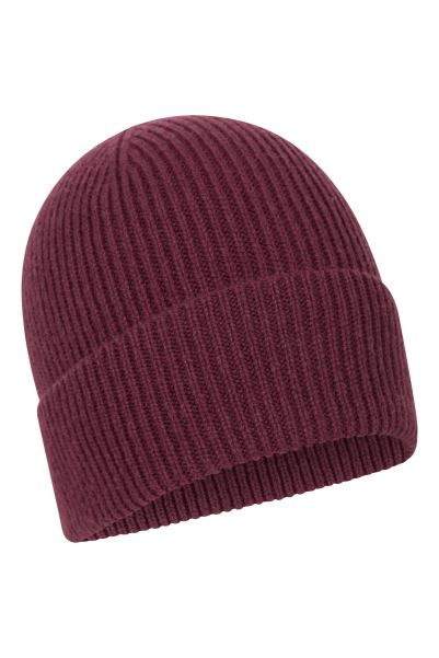 Mountain Warehouse Best Burgundy Womens Extreme Merino Beanie