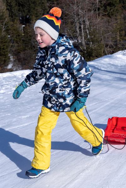Camouflage Mountain Warehouse Kids Printed Ski Jacket & Pant Set Brands