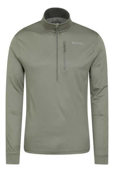 Southwark Mens Lightweight Active Midlayer Fashion Light-Khaki Mountain Warehouse