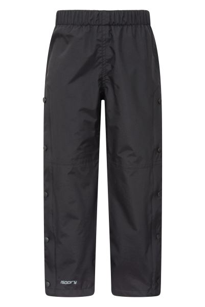 Brands Mountain Warehouse Downpour Kids Waterproof Trousers Black