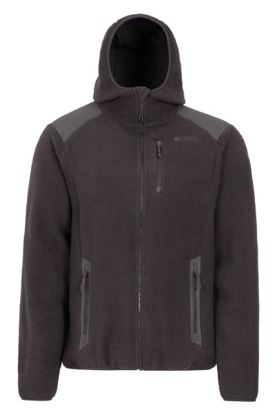 Dark-Grey Origins Walkman Mens Fleece Jacket Mountain Warehouse
