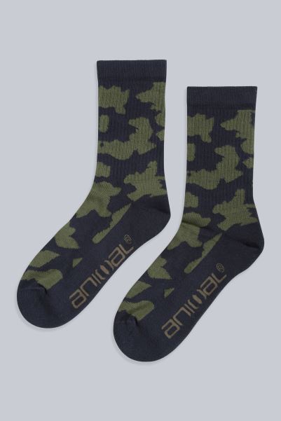 Mountain Warehouse Fashion Navy Animal Brandon Mens Recycled Socks