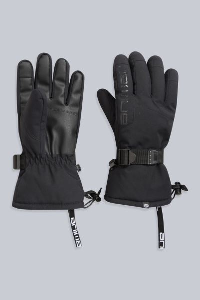 Hot Mountain Warehouse Animal Mens Edge Snow Gloves Black
