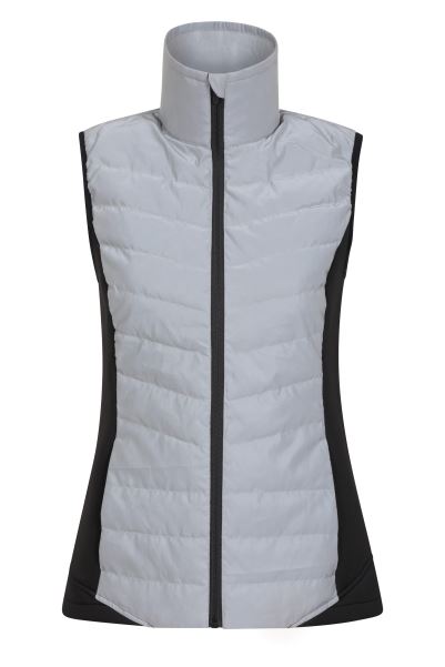 Mountain Warehouse Silver Iso-Viz Reflective Womens Padded Gilet Hot