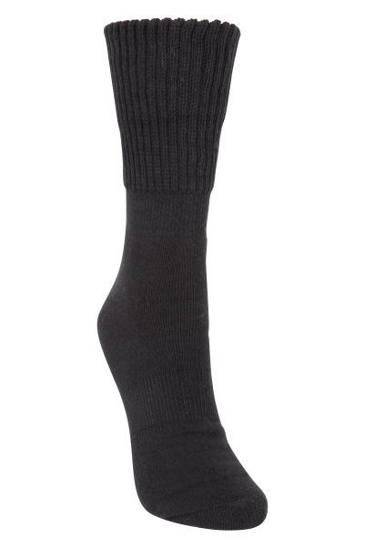 Fashion Mountain Warehouse Double Layer Womens Walking Socks Black