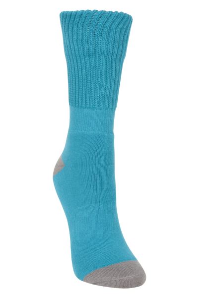 Mountain Warehouse Fashion Double Layer Womens Walking Socks Teal