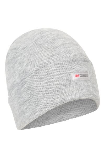 Mountain Warehouse Brands Womens Thinsulate Knitted Beanie Light-Grey