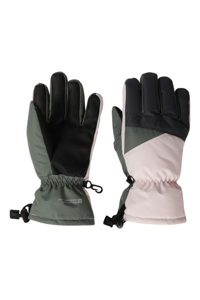 Mountain Warehouse Collection Extreme Kids Waterproof Ski Gloves Ii Khaki