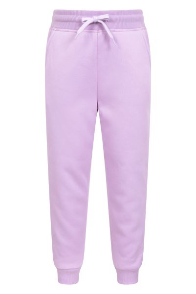 Alpine Kids Fur Lined Joggers Lilac Mountain Warehouse Best