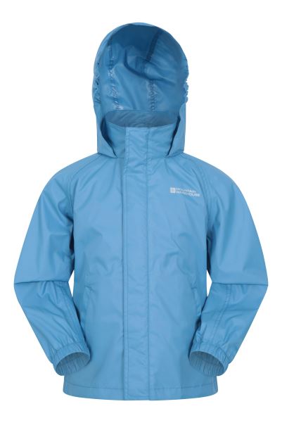 Mountain Warehouse Blue Origin Pakka Ii Kids Waterproof Jacket