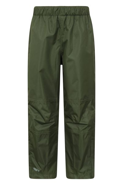 Spray Ii Kids Waterproof Overtrousers Fashion Mountain Warehouse Khaki