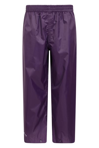 Collection Mountain Warehouse Purple Pakka Ii Kids Waterproof Overtrousers