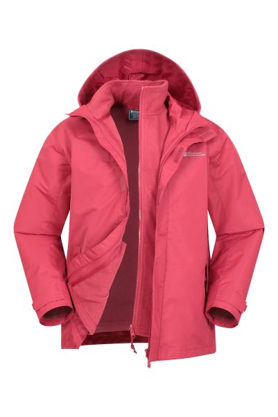 Mountain Warehouse Fell Ii Mens 3 In 1 Jacket Dark-Red Origins