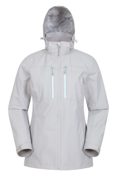 Mountain Warehouse Quiet-Shade-Grey Origin Rainforest Ii Extreme Womens Waterproof Jacket