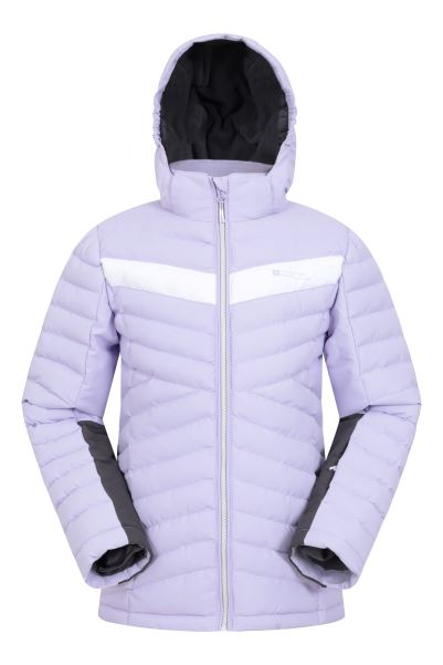 Frost Ii Kids Water Resistant Ski Jacket Origin Mountain Warehouse Lilac