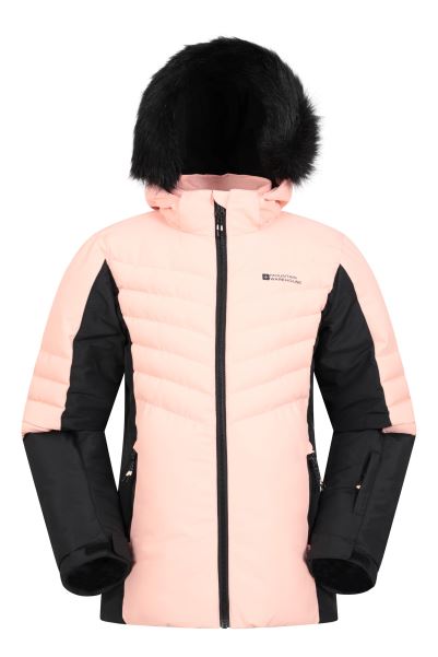 Original Mountain Warehouse Aspen Extreme Kids Ski Jacket Coral