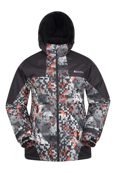 Monochrome Best Mountain Warehouse Shadow Ii Mens Printed Ski Jacket Collection