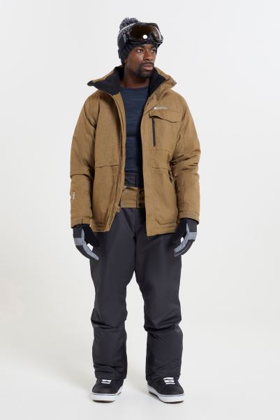 Comet Iii Mens Ski Jacket Tan Collections Mountain Warehouse