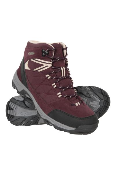Rapid Womens Waterproof Boots Dark-Purple New Mountain Warehouse