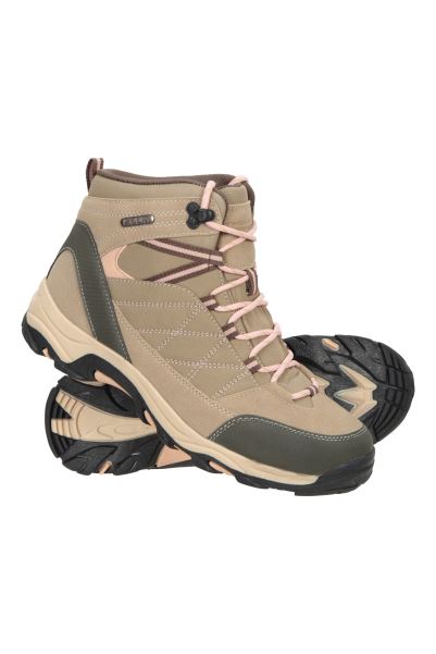 Rapid Womens Waterproof Boots Beige Collection Mountain Warehouse