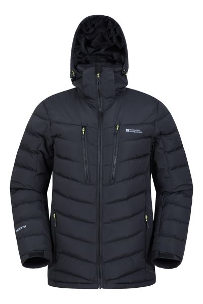 Black Vulcan Iii Mens Ski Jacket Origin Mountain Warehouse