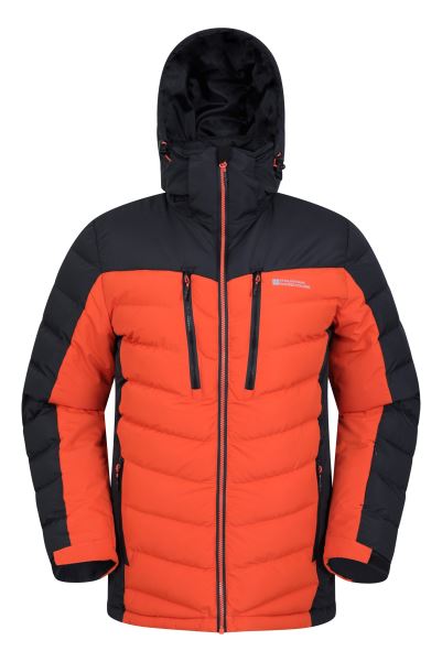 Vulcan Iii Mens Ski Jacket Mountain Warehouse Brands Orange