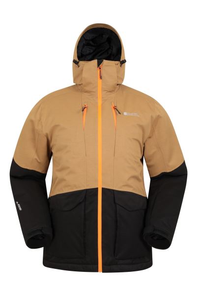 Interstellar Ii Mens Ski Jacket Tan Fashion Mountain Warehouse