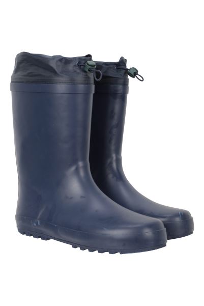 Womens Wellies With Rain Guard Navy Mountain Warehouse Original