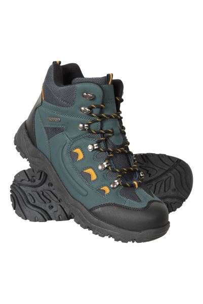 Adventurer Mens Waterproof Boots Blue Brands Mountain Warehouse