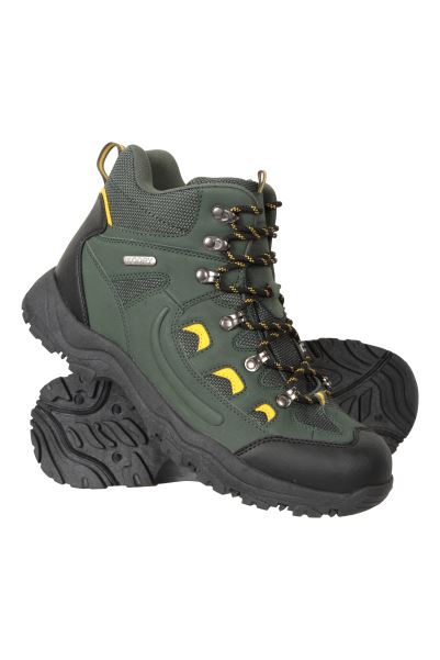 Mountain Warehouse Collection Green Adventurer Mens Waterproof Boots