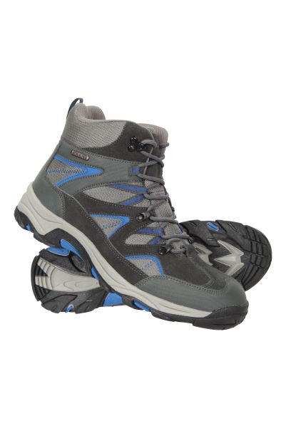 Rapid Mens Waterproof Hiking Boots Dark-Grey New Mountain Warehouse