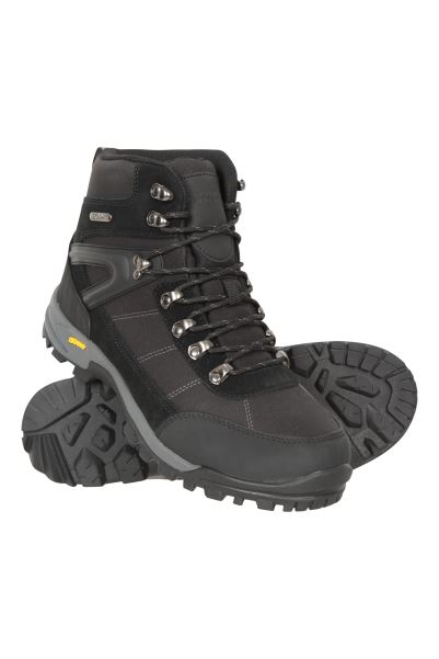 Storm Extreme Mens Waterproof Boots Black Origins Mountain Warehouse