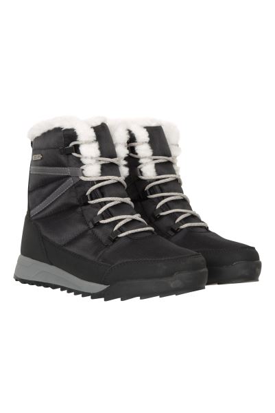 Hot Mountain Warehouse Jet-Black Leisure Ii Womens Snow Boots