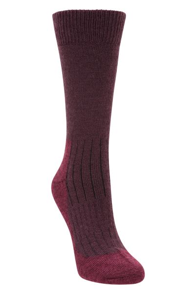 Origins Berry Mountain Warehouse Explorer Womens Merino Thermal Mid-Calf Socks