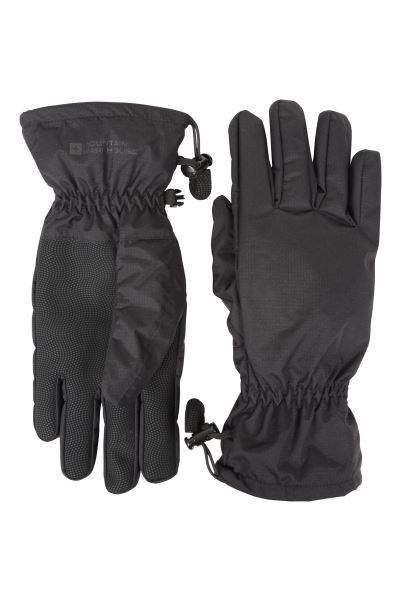 Classic Mens Waterproof Gloves Mountain Warehouse Black Fashion