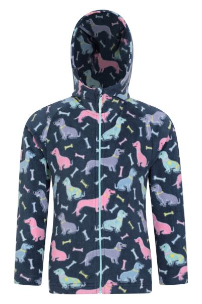 Mountain Warehouse Endeavour Ii Printed Kids Hoodie Teal Origin