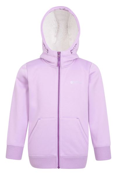 Alpine Ii Kids Full-Zip Hoodie Brands Mountain Warehouse Lilac