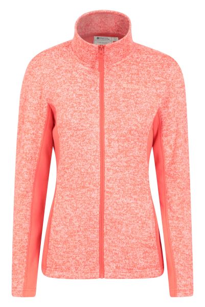 Brands Mountain Warehouse Idris Womens Panelled Fleece Jacket Coral