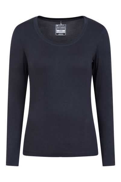 Mountain Warehouse Navy Keep The Heat Ii Womens Thermal Top Collections