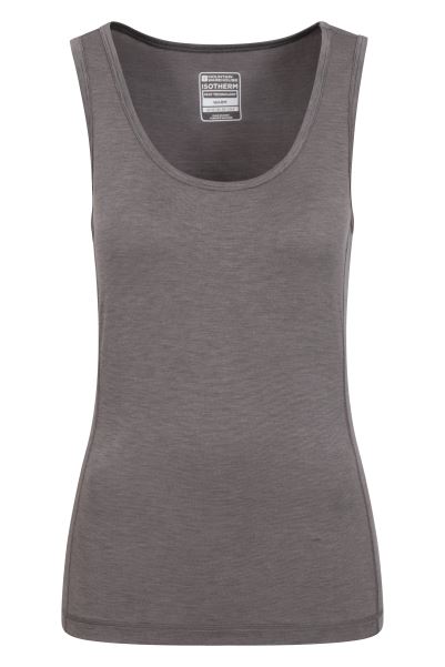 Keep The Heat Ii Womens Thermal Vest Top Collection Mountain Warehouse Dark-Grey