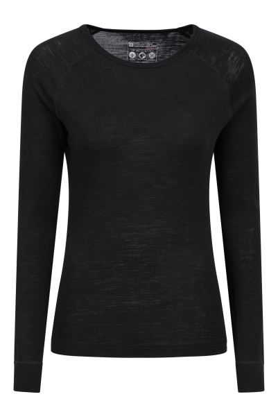 Black Mountain Warehouse Brand Merino Womens Thermal Top Ii