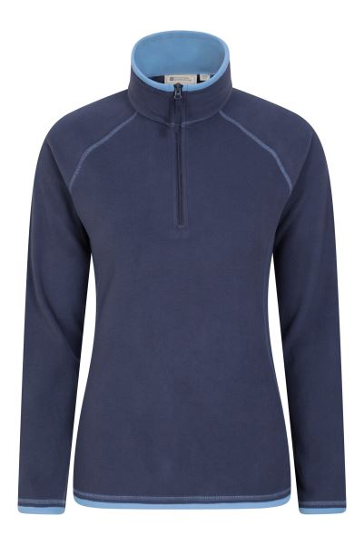 Origins Navy Montana Womens Half-Zip Fleece Mountain Warehouse