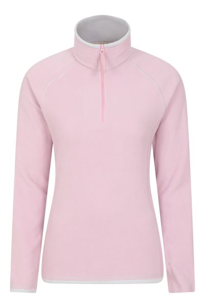 Mountain Warehouse Montana Womens Half-Zip Fleece Pink Origins